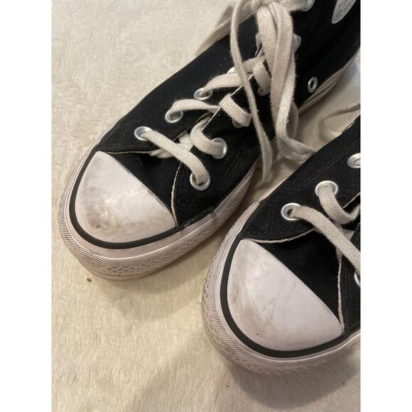 CONVERSE Chuck Taylor All Star Canvas High Top Sneaker Unisex Size 5 Black - Picture 5 of 9
